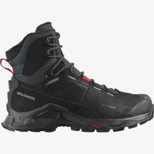 Buty Zimowe Unisex SALOMON QUEST WINTER - Black/Goji Berry