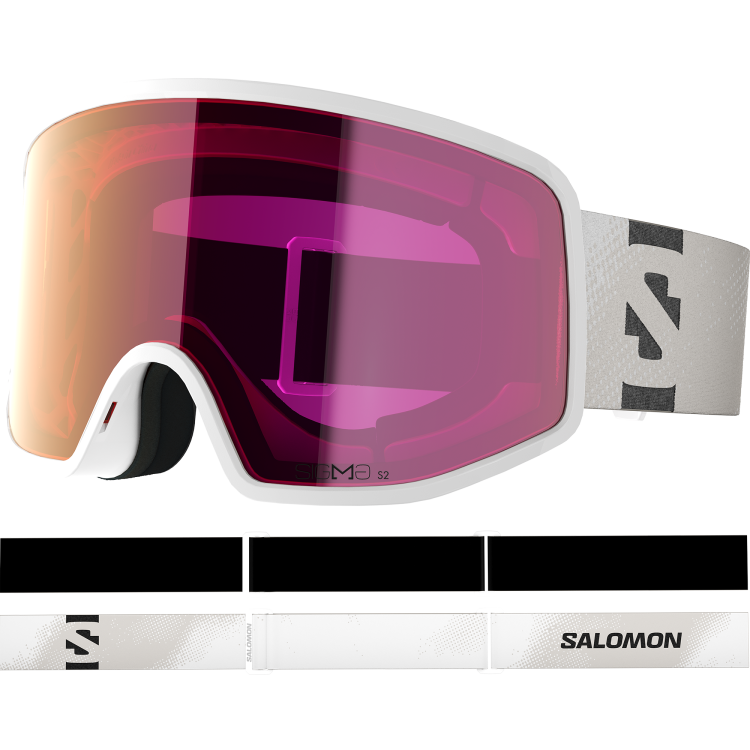 L47636600 Gogle Salomon SENTRY PRO SIGMA White Poppy Red TatraStore