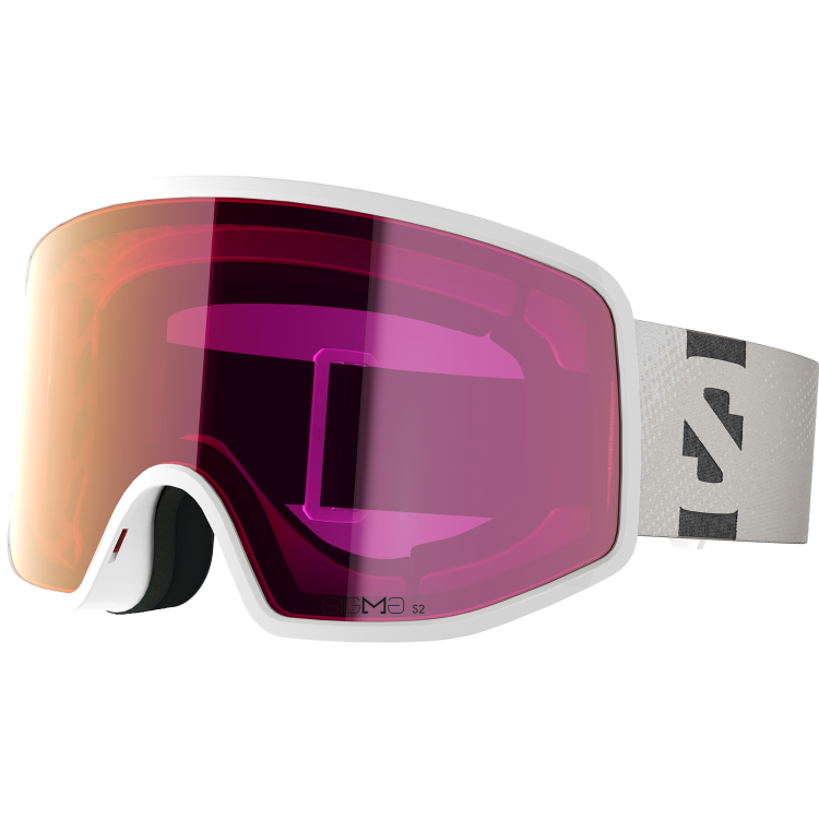 L47636600 Gogle Salomon SENTRY PRO SIGMA White Poppy Red TatraStore