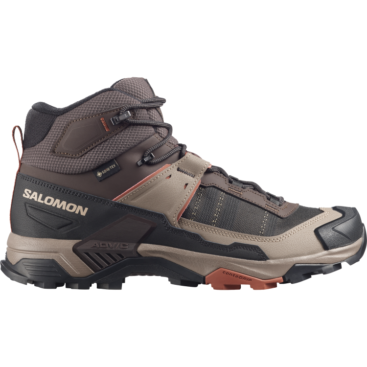 L49103600 Buty Salomon X ULTRA 5 MID GTX Black Coffee Walnut Arabian Spice TatraStore