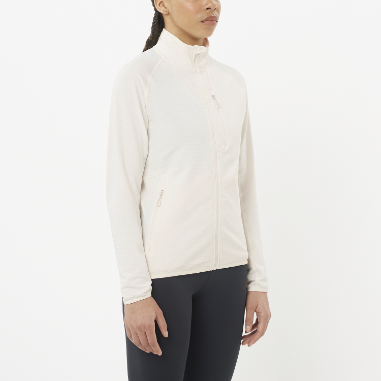 LC2647900 Bluza damska Salomon Essential Lightwarm Fz Whisper White TatraStore