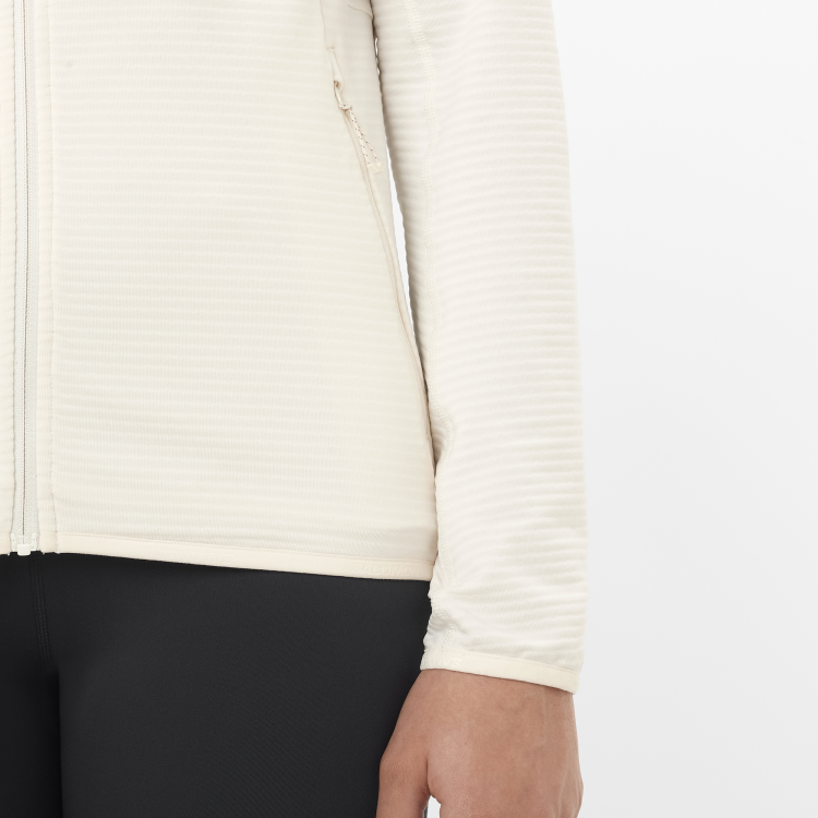LC2647900 Bluza damska Salomon Essential Lightwarm Fz Whisper White TatraStore