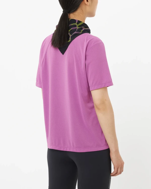 Koszulka damska Salomon SHAKEout CORE SS TEE W IRIS ORCHID TatraStore 2.webp