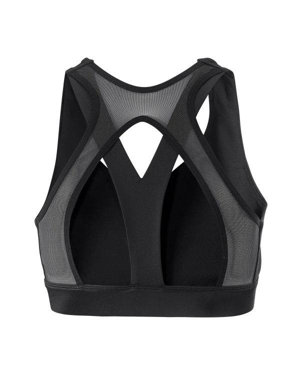 Damski biustonosz sportowy Salomon CROSS RUN BRA W DEEP BLACK TatraStore 5.webp