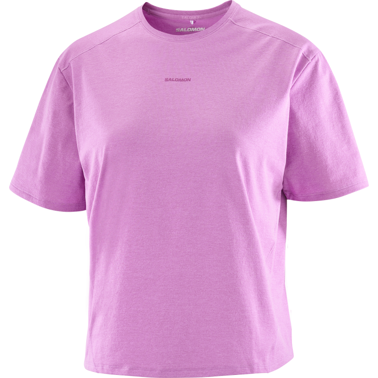 LC2748900 Koszulka damska Salomon TRACKLINE SS TEE W IRIS ORCHID TatraStore (1).png