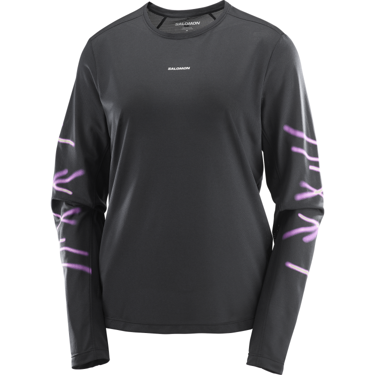 LC2771900 Koszulka damska Salomon SHAKEout CORE LS TEE GRAPHIC W DEEP BLACK TatraStore (1).png