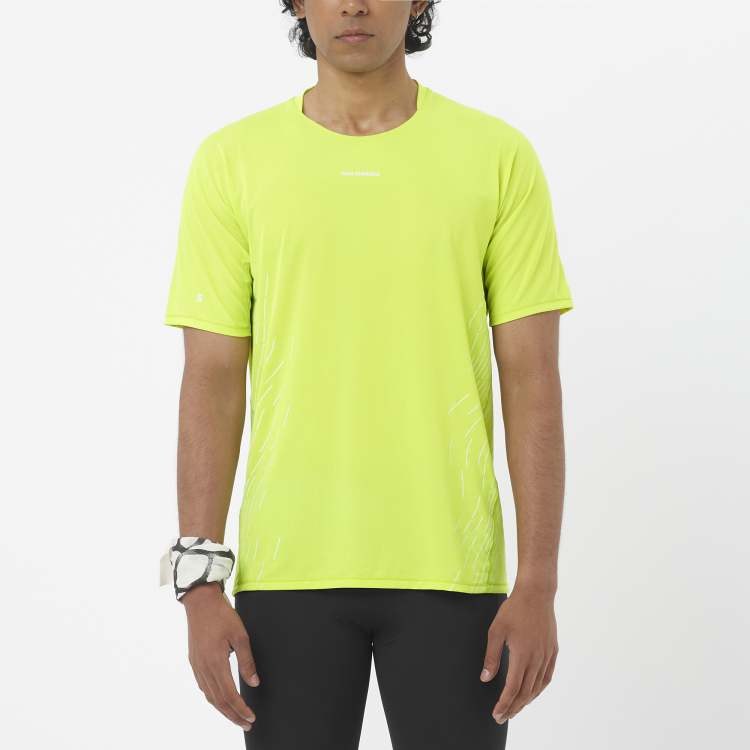 LC2751000 Koszulka męska Salomon SENSE AERO GRAPHIC M ACID LIME TatraStore (2).png