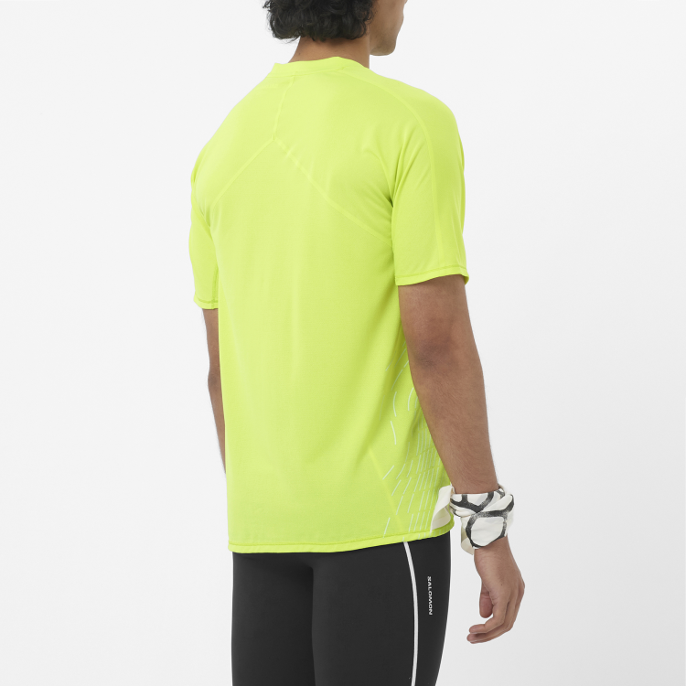 LC2751000 Koszulka męska Salomon SENSE AERO GRAPHIC M ACID LIME TatraStore (4).png