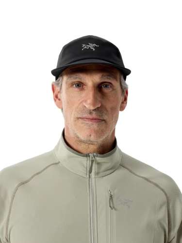 Czapka Arcteryx GAMMA 5 PANEL CAP Black (1).png
