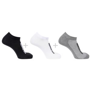 LC2912200 Skarpety Salomon EVERYDAY LITE LOW 3-PACK BLACK / WHITE / FROST GRAY TatraStore