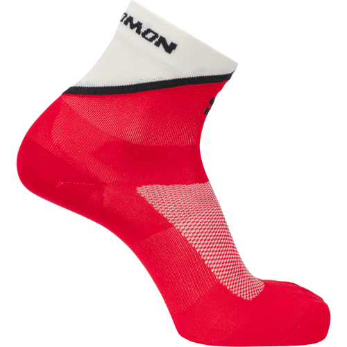 LC2909300 Skarpety Salomon PULSE ANKLE Fiery Red / VANILLA ICE / BLACK TatraStore