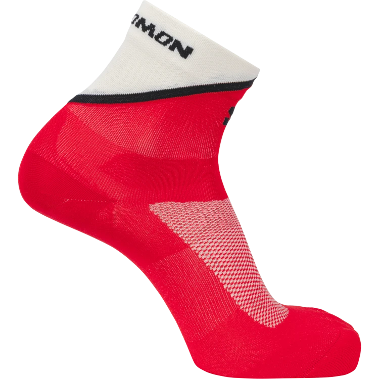 LC2909300 Skarpety Salomon PULSE ANKLE Fiery Red / VANILLA ICE / BLACK TatraStore