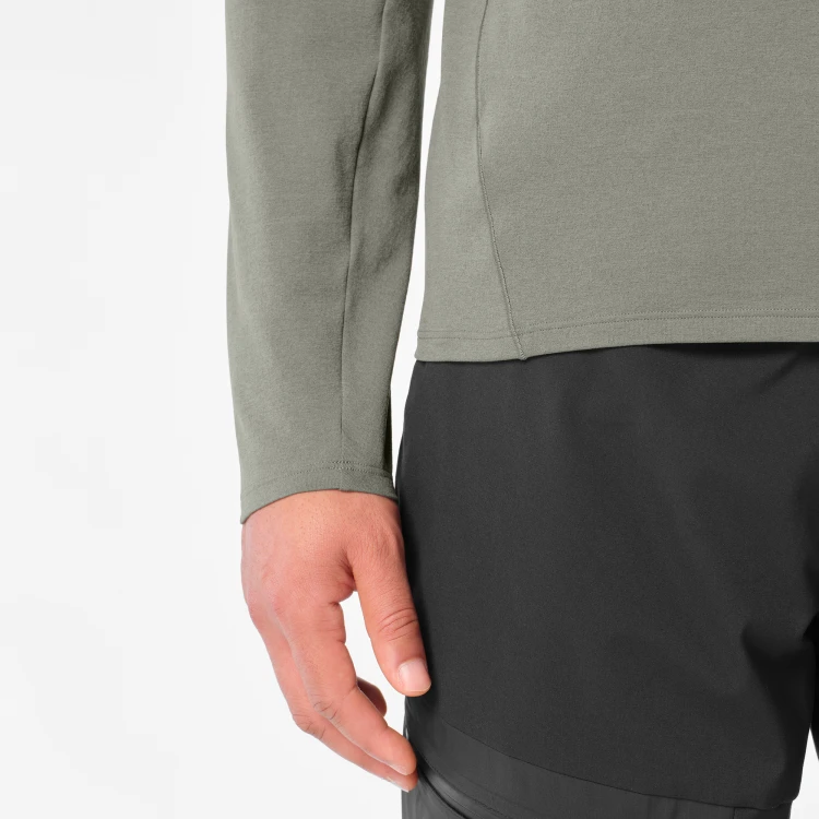 Koszulka TRACKLINE LS TEE M Castor Gray (1).png