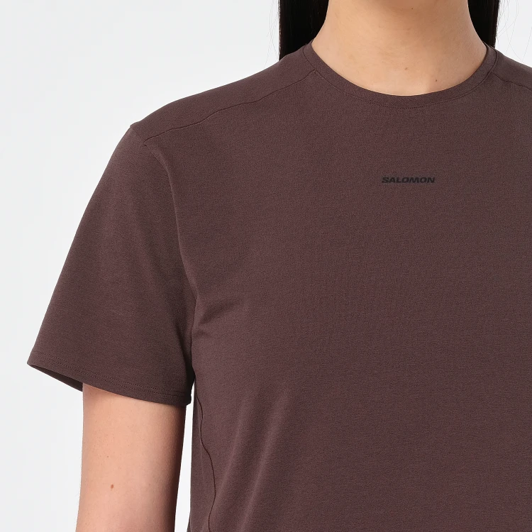 Koszulka TRACKLINE SS TEE W Coffee Bean (2).png