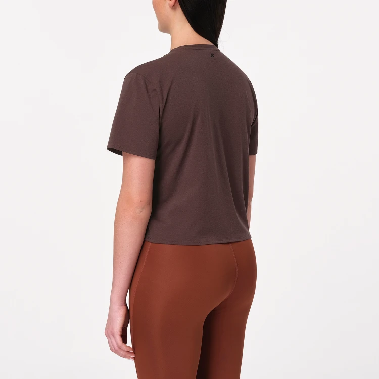 Koszulka TRACKLINE SS TEE W Coffee Bean (3).png