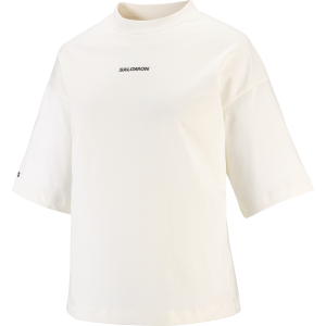 LC3014700 Koszulka damska Salomon LOGO SS TEE W WHISPER WHITE TatraStore (1).png