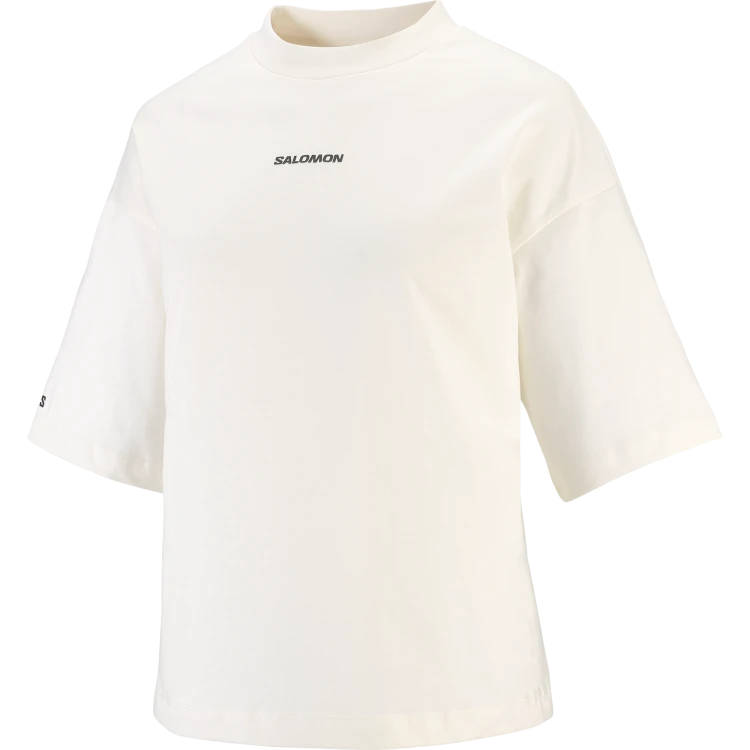 LC3014700 Koszulka damska Salomon LOGO SS TEE W WHISPER WHITE TatraStore (1).png
