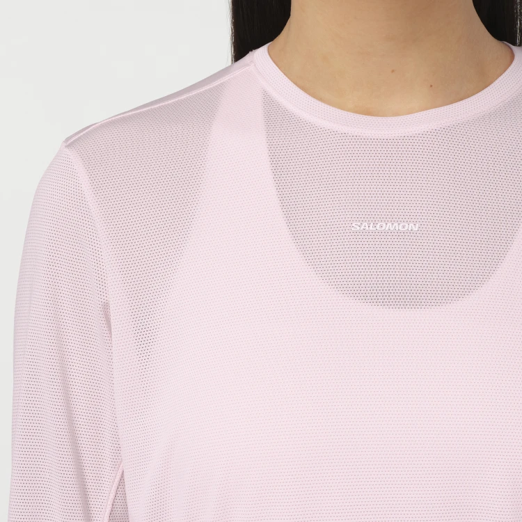 LC3039600 Koszulka damska Salomon SHAKEout CORE LS TEE W ICY PINK TatraStore (5).png