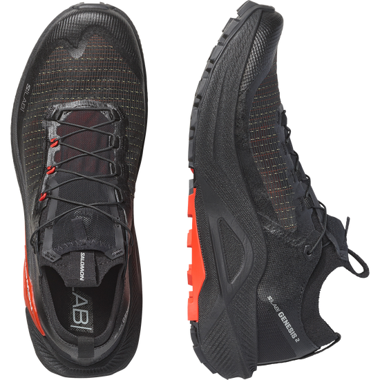L49190100 Buty trailowe S/LAB GENESIS 2 Black / Fiery Red TatraStore