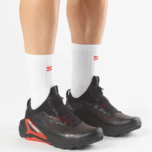 L49190100 Buty trailowe S/LAB GENESIS 2 Black / Fiery Red TatraStore