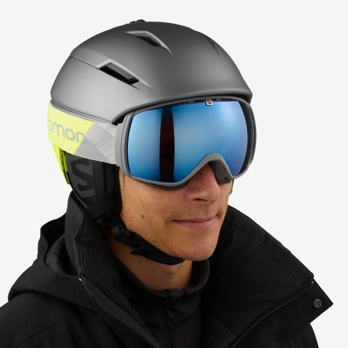 kask salomon pioneer c.air shade neon yellow  tatrastore