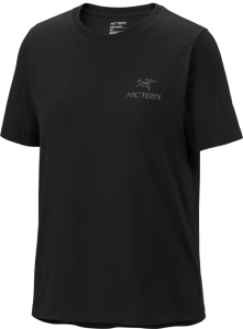 X000009502 Arcteryx Kragg SL Cotton Emblem Crew Shirt Black Women (1).png