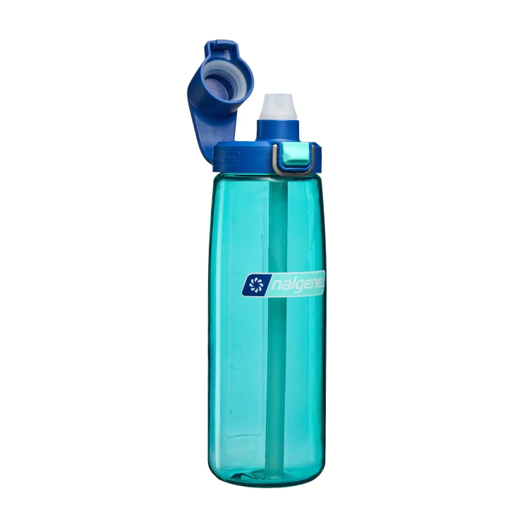 Butelka NALGENE 24oz FreshFlow Blue Aqua - Blue Cap (3).jpg