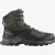 Buty męskie wysokie trekkingowe Salomon Quest Element GTX black green moss tatrastore.webp