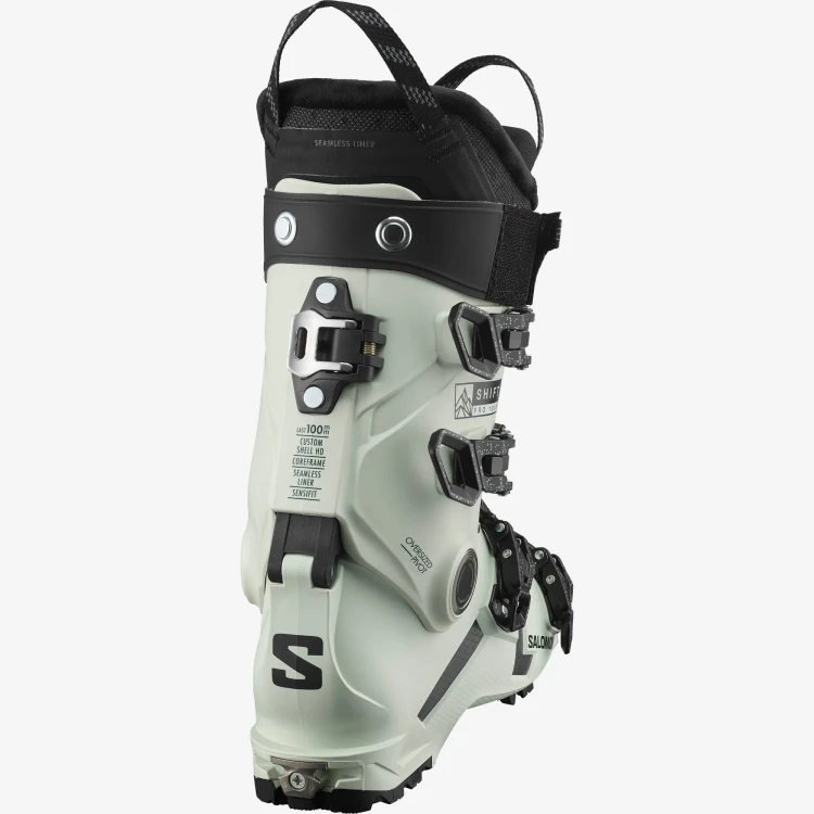 L47001100 Buty narciarskie damskie Skitour Freeride Salomon SHIFT PRO 100 White Moss / Black TatraStore
