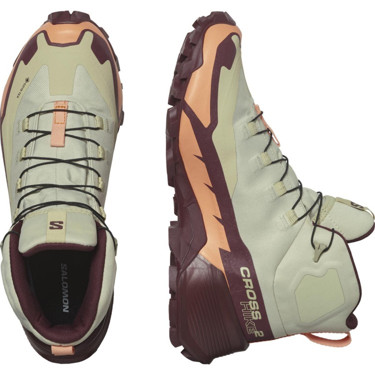 L47277900 Salomon CROSS HIKE MID GTX 2 W Alfalfa Cantaloupe Bitter Chocolate Tatra Store.jpeg