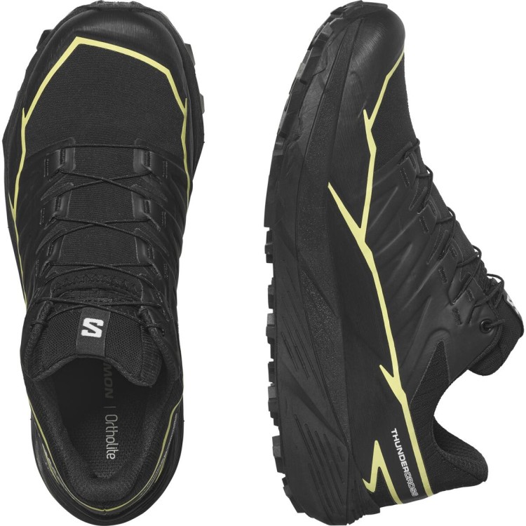 L47279000 Buty Salomon THUNDERCROSS GTX GORE TEX Black Green Gecko Black.jpeg