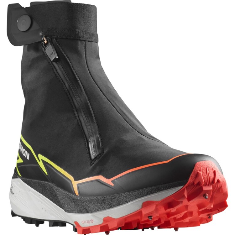 L47307300 Buty Salomon WINTER CROSS SPIKE Black Fiery Coral Safety Yellow TatraStore.jpeg