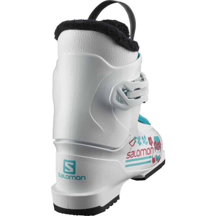 L41178000 Buty narciarskie dziecięce Salomon T1 Girly White Scuba Blue TatraStore