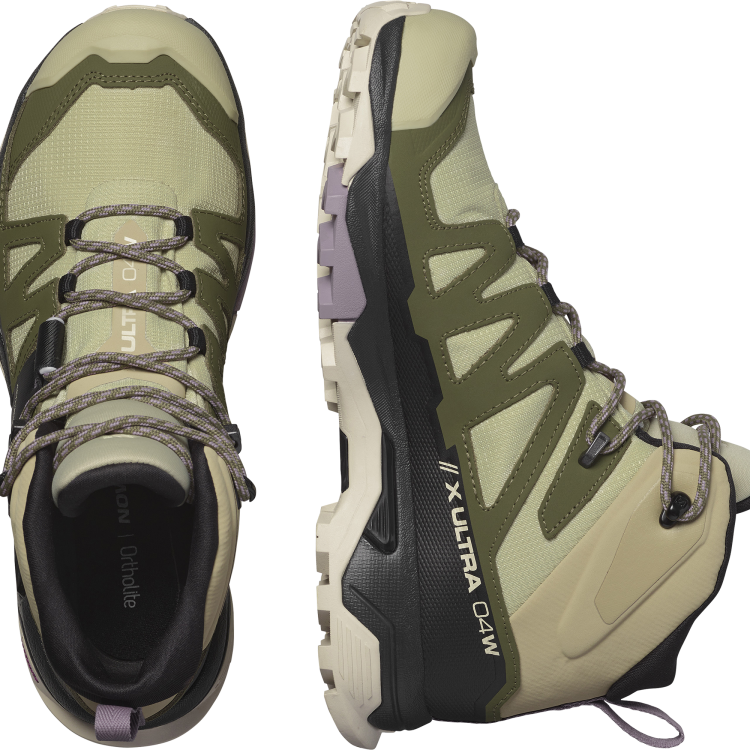 L47455000 X ULTRA 4 MID GTX W Alfalfa Deep Lichen Green Almond Milk Skleptatrastore.png