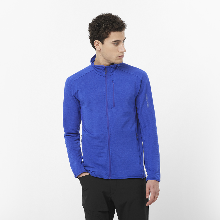 LC2317200 Bluza Salomon ESSENTIAL LIGHTWARM FZ M Surf The Web TatraStore