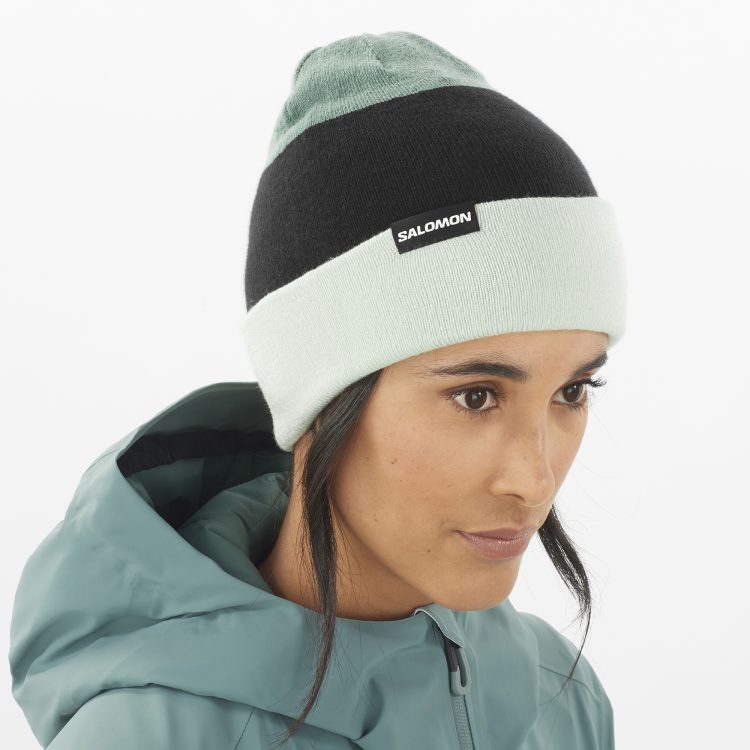 LC2302600 flatspin reversible beanie misty blue