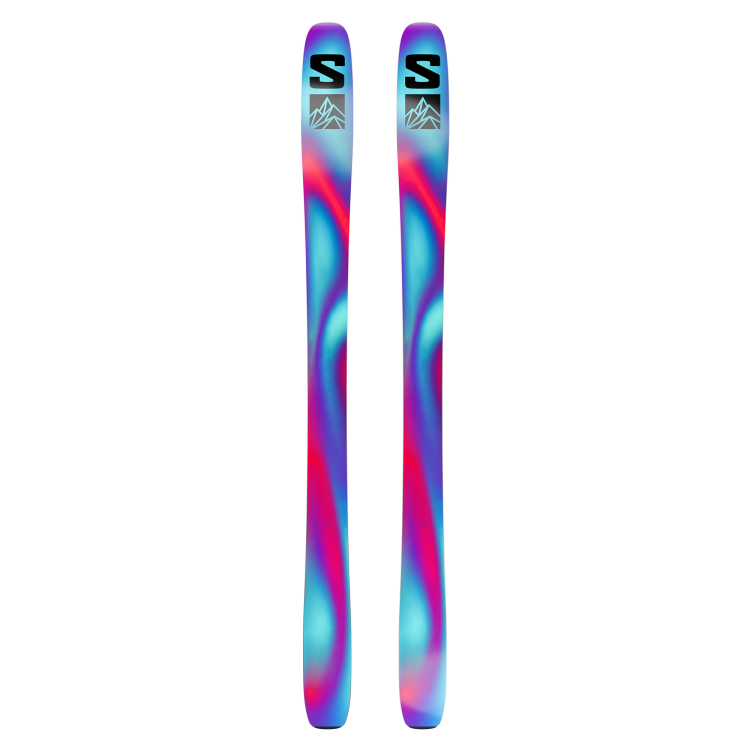 L47606800 Salomon QST 98 Tillandsia Purple / Pastel Neon Blue 3 / Poppy Red