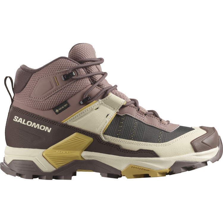 Buty X Ultra 5 MID GTX W Burlwood French Roast Rattan TatraStore 1.png