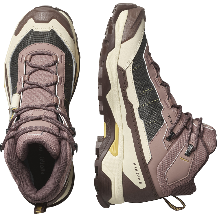 Buty X Ultra 5 MID GTX W Burlwood French Roast Rattan TatraStore 7.png