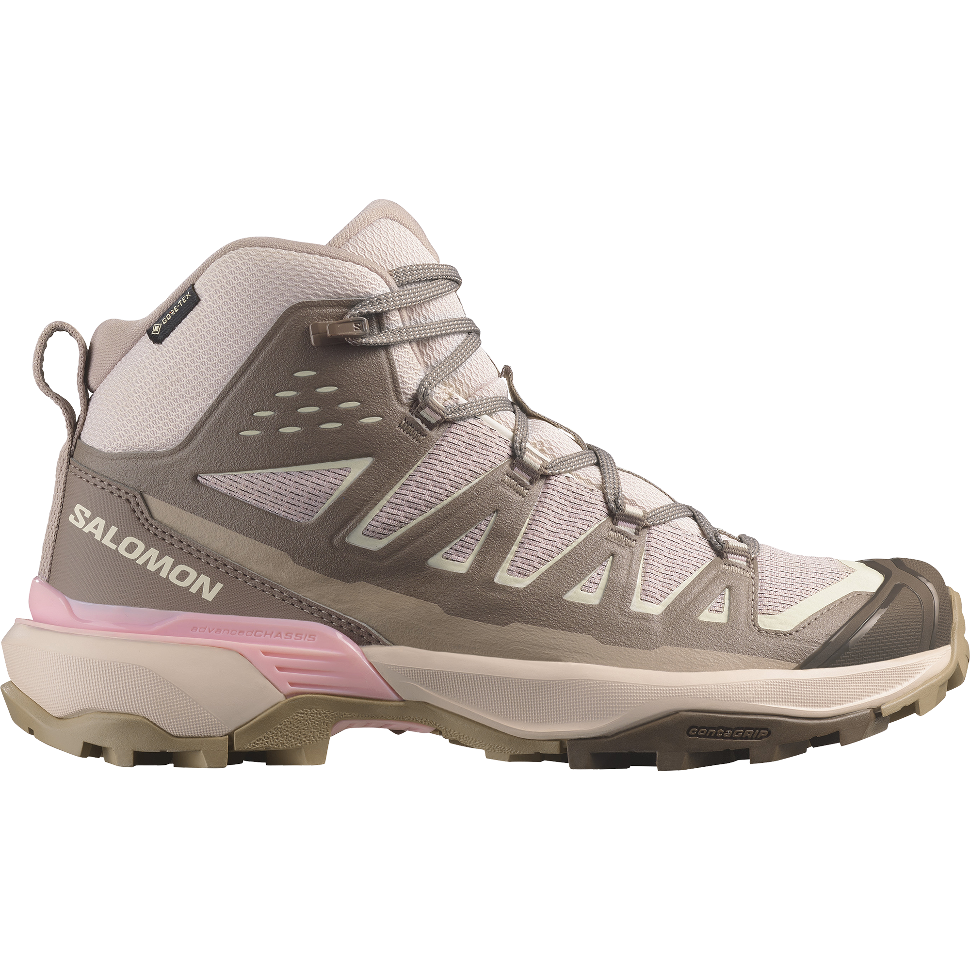 Buty Salomon X ULTRA 360 EDGE MID GORE-TEX W Iron / Hushed Violet / Transparent Yellow