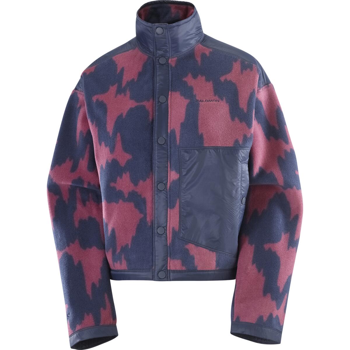 Bluza damska Salomon CHROMA FLEECE CARDIGAN W BLUE NIGHTS