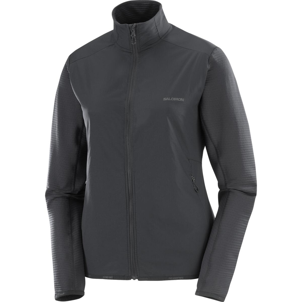 Bluza damska Salomon ESSENTIAL LIGHTWARM HYBRID Deep Black