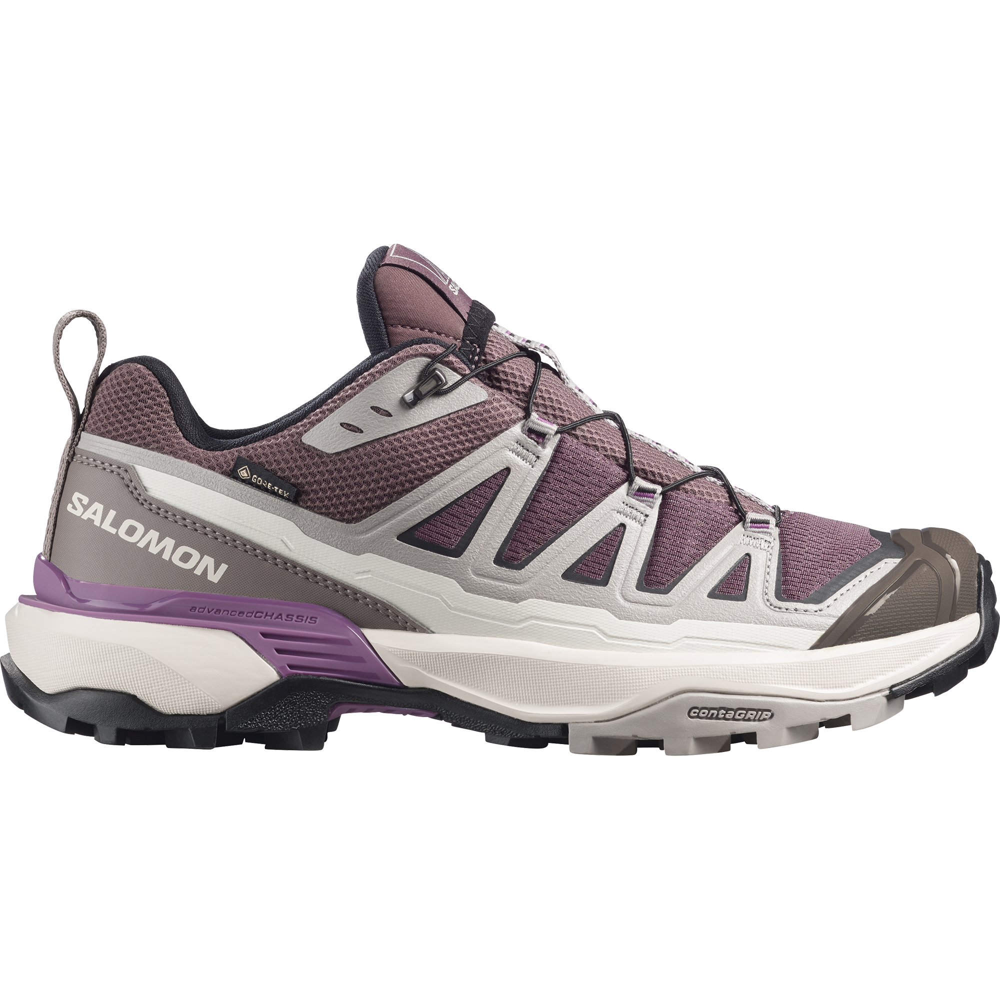 Buty trekkingowe damskie Salomon X ULTRA 360 EDGE GORE-TEX W Huckleberry / Paloma