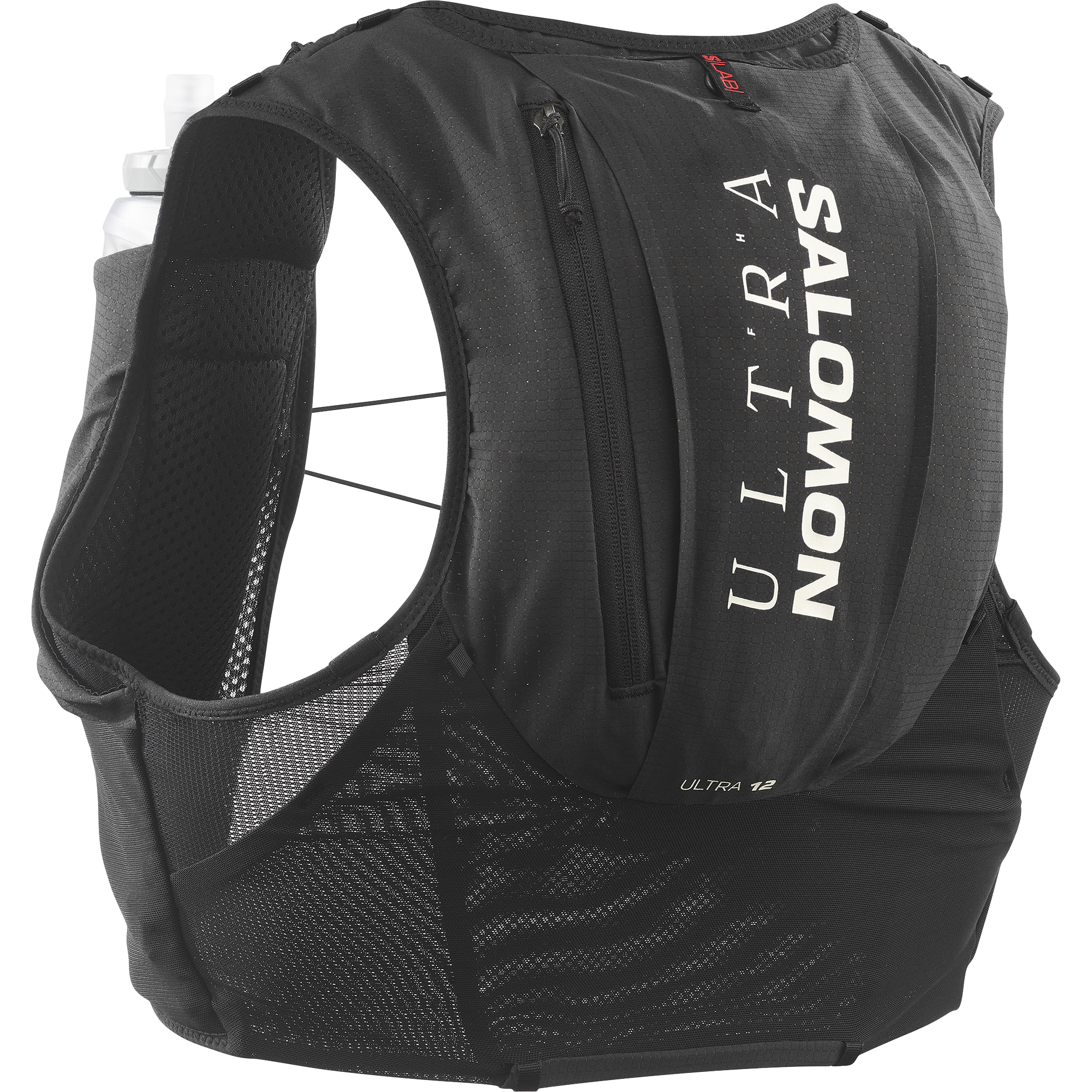 Kamizelka biegowa unisex Salomon S/LAB ULTRA 12 BLACK