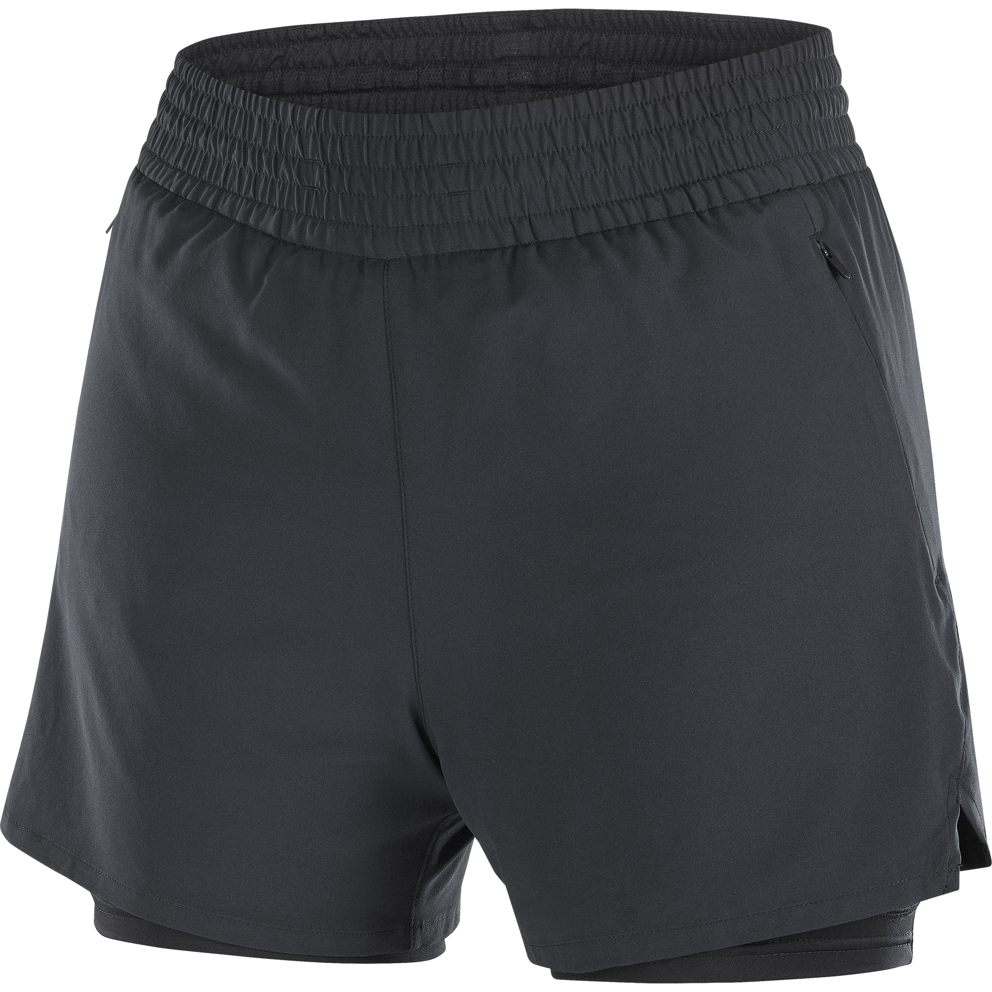 Spodenki damskie Salomon SHAKEout CORE 2IN1 4" W DEEP BLACK