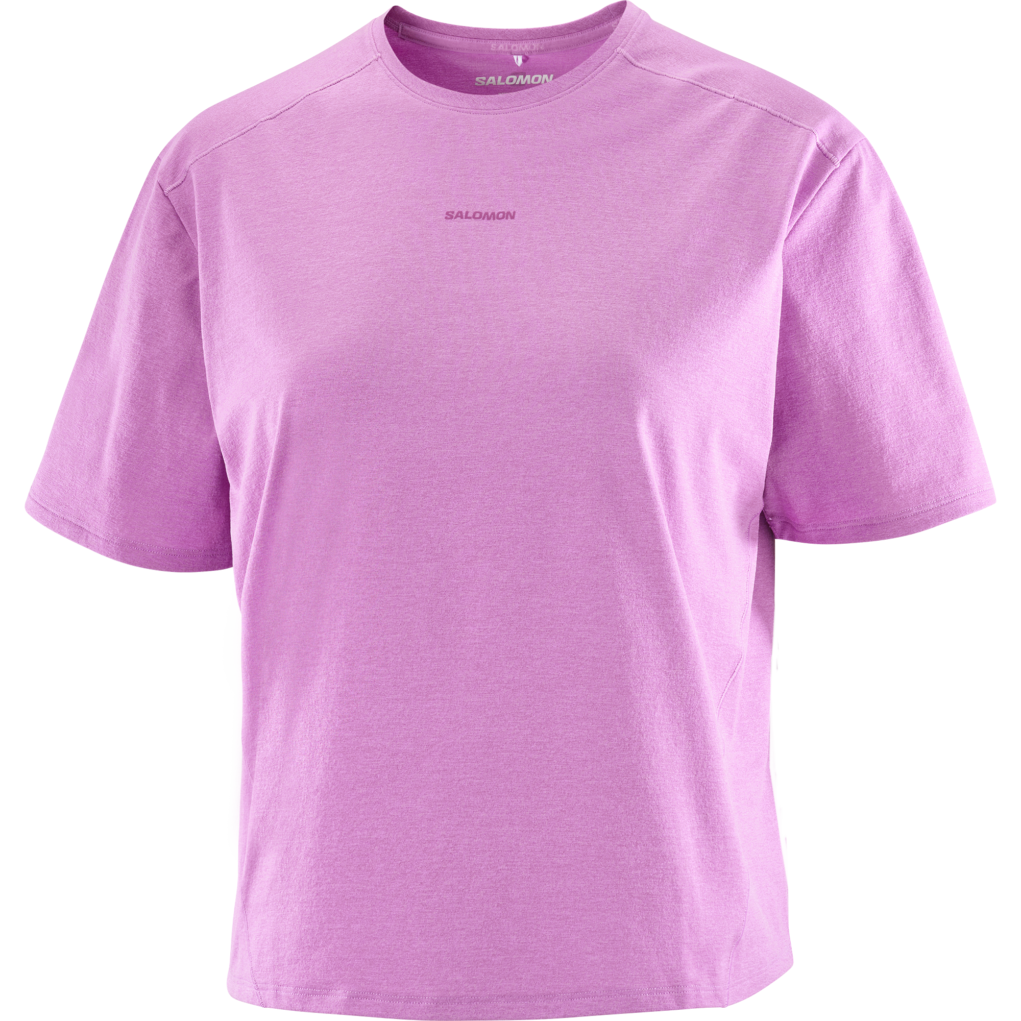Koszulka damska Salomon TRACKLINE SS TEE W IRIS ORCHID 
