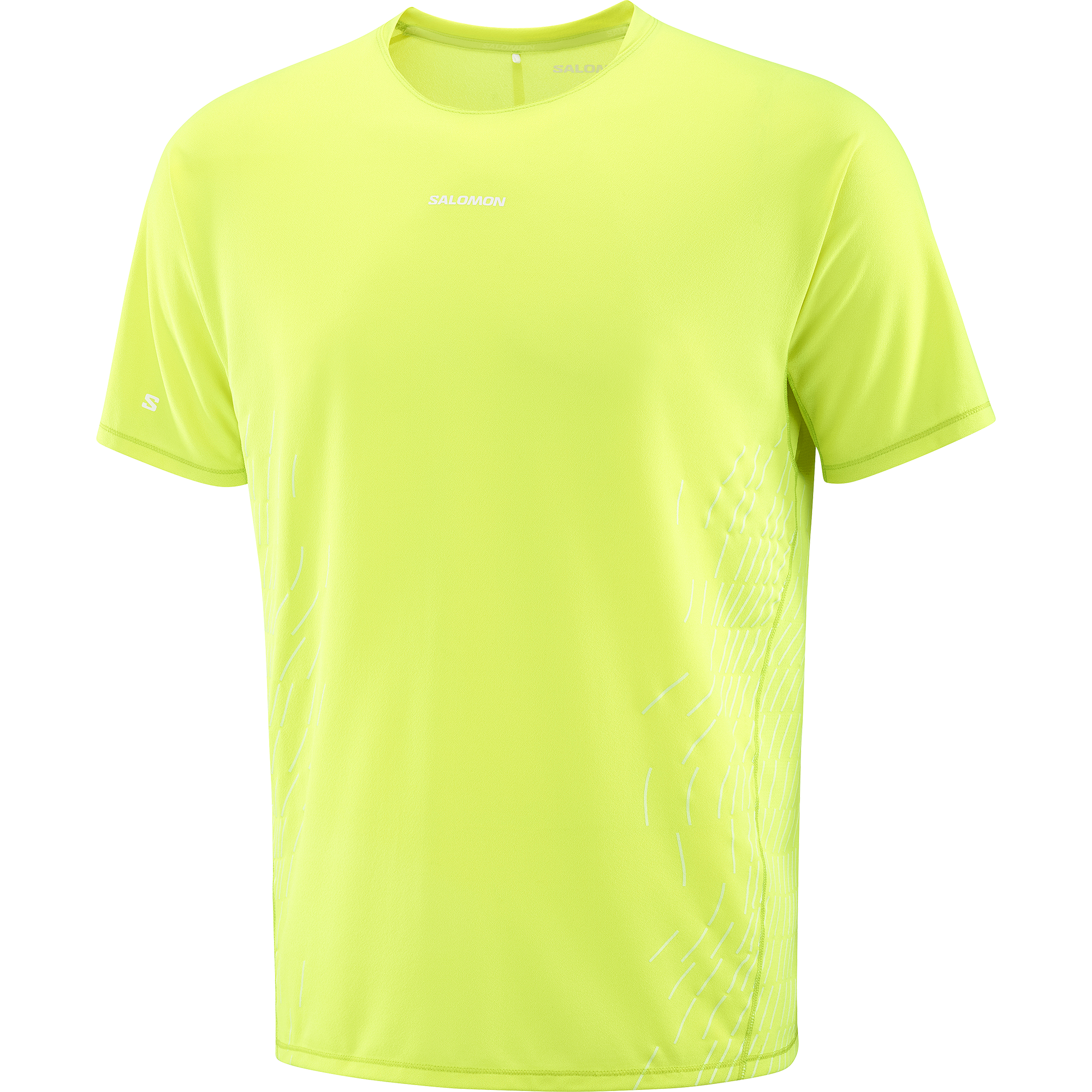 Koszulka męska Salomon SENSE AERO GRAPHIC M ACID LIME / BUTTERFLY