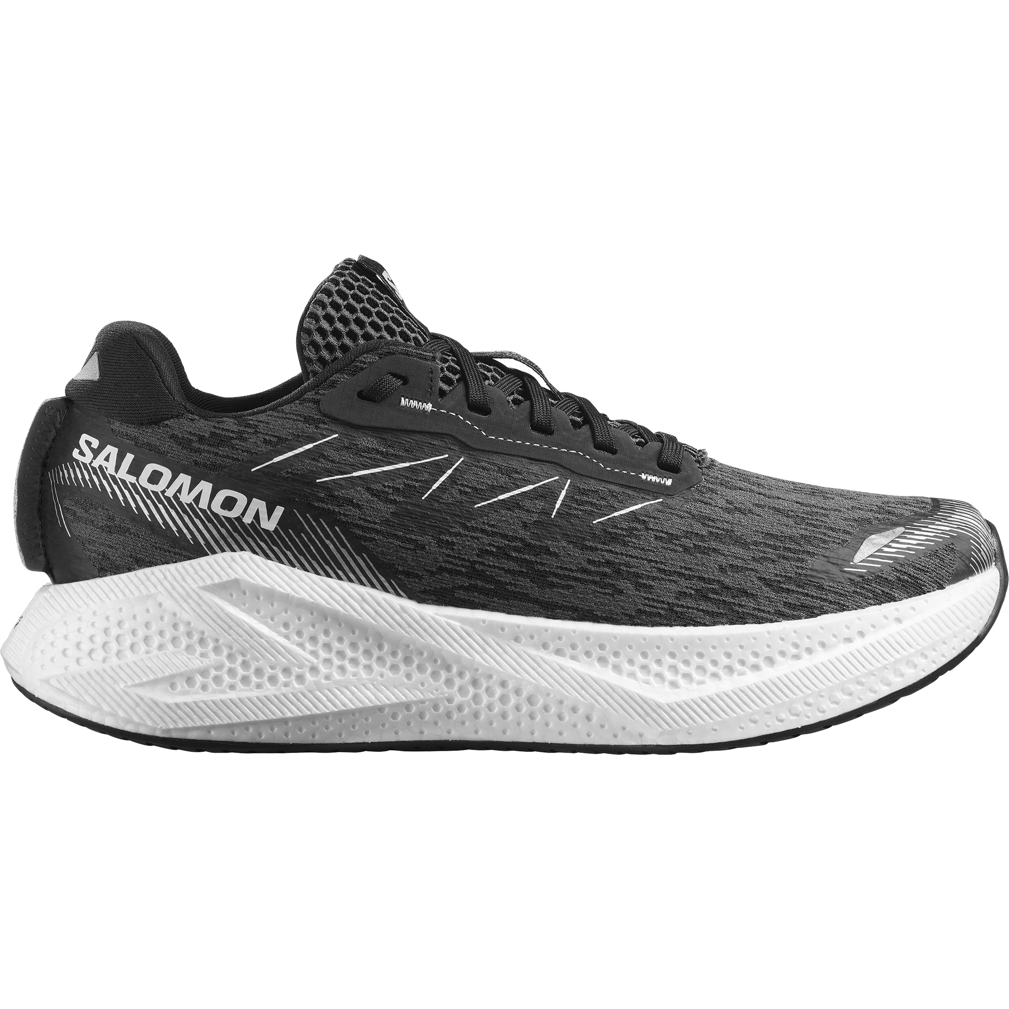 Buty biegowe męskie Salomon AERO GLIDE 4 Black / White / Silver