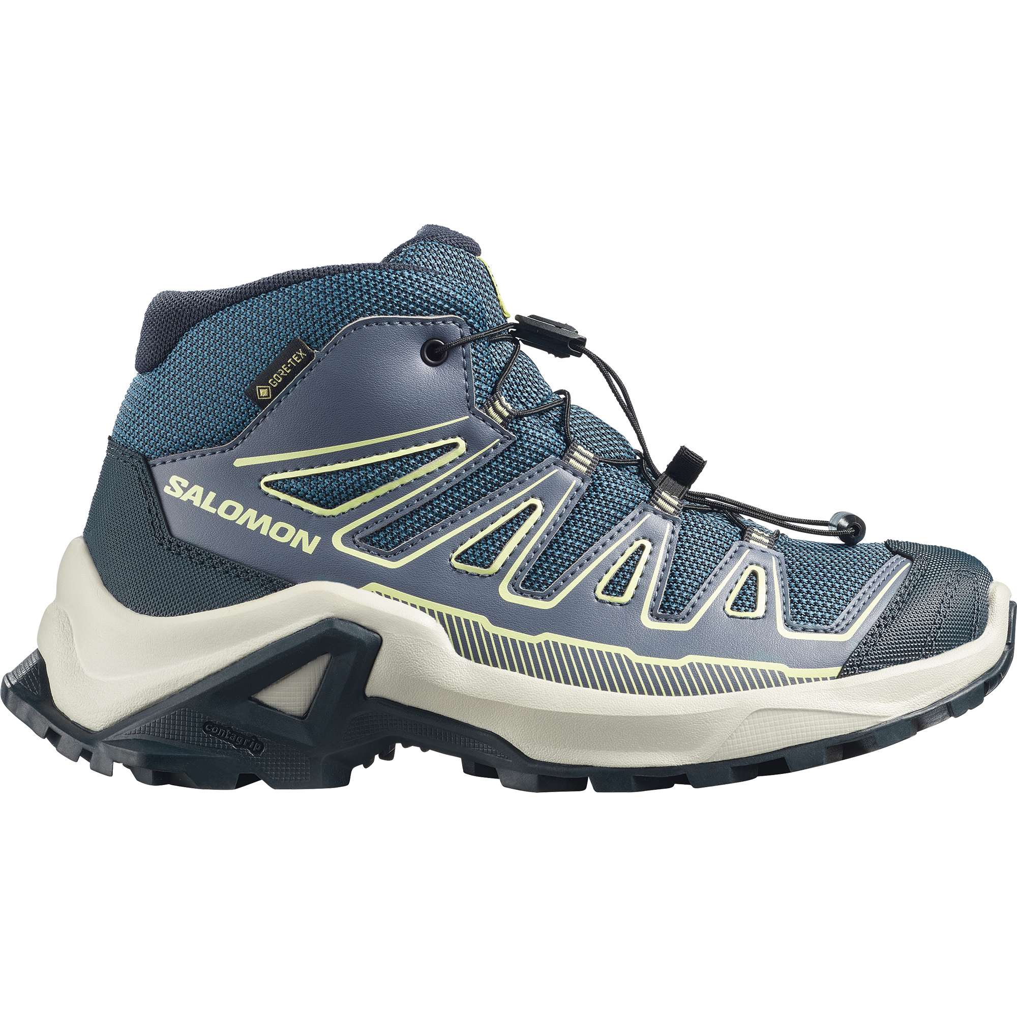  Buty dziecięce trekkingowe Salomon X ULTRA MID GORE-TEX J Grisaille / Spellbound / Butterfly