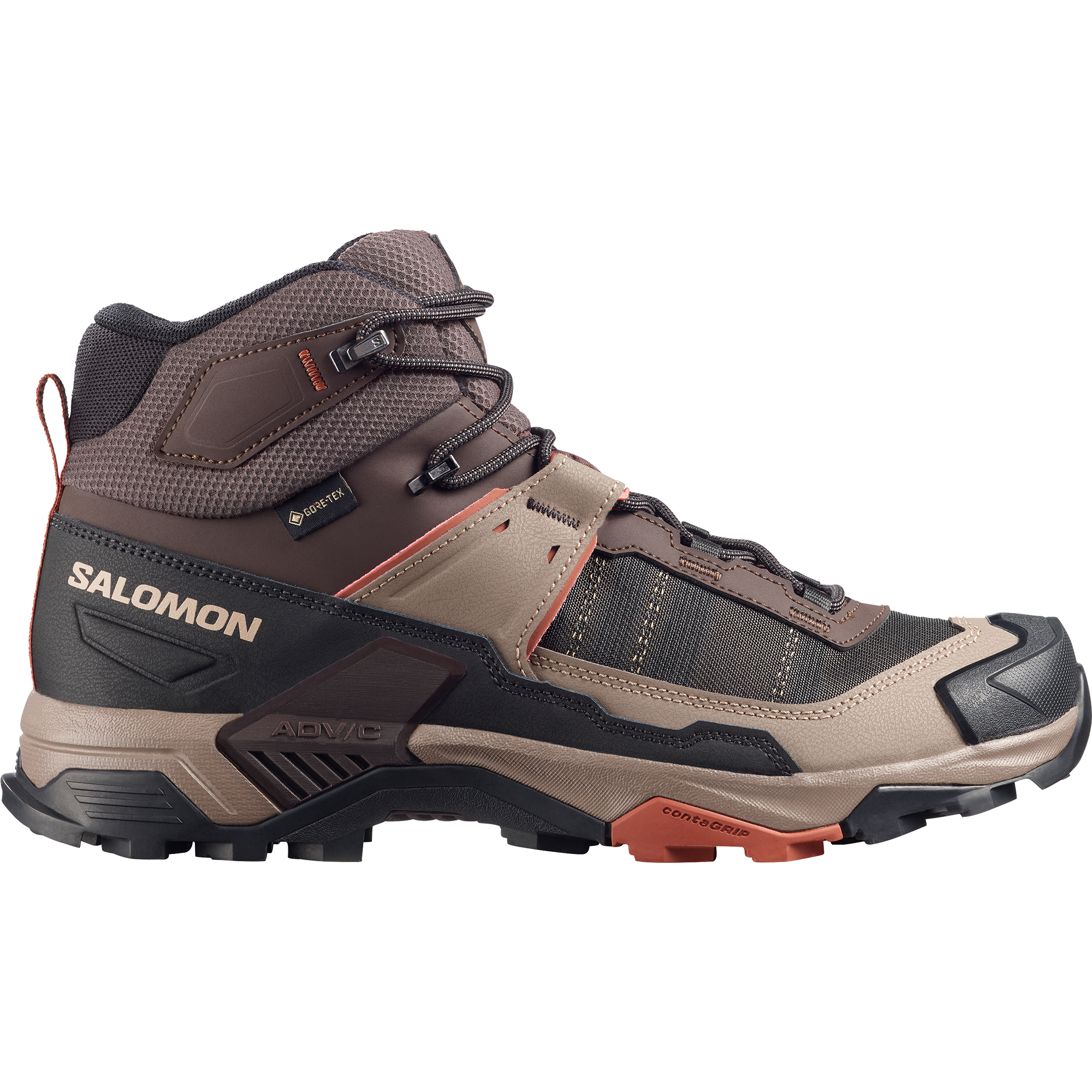 Buty męskie Salomon X ULTRA 5 MID GTX Black Coffee / Walnut